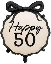 Partydeco Szám, Számos lufi 22" 55cm - 50-es lufi, masni (LUFI947391)