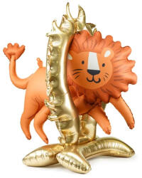 Partydeco Álló lufi, 47 inch 120 cm oroszlán, cirkusz, csak levegővel tölthető (LUFI267800)