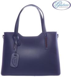  GEUNINE LEATHER Bőrtáska kék színű - gustavo - 31 900 Ft