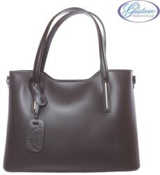  Bőr női táska - sötétbarna - gustavo - 39 990 Ft