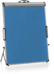  TableTop XL szúrható flipchart tábla - 70x100 cm, azúrkék filcszövet