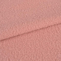 Takoy Bouclé (Buklé) soft kabátszövet fáradt rózsaszín