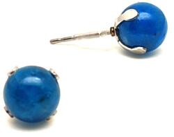 R. M. ékszer Fülbevaló golyó Apatit 8mm (087315)