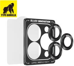 Type Gorilla Apple iPhone 13 Pro/13 Pro Max TG Armor Pro 3D Kameravédő Üvegfólia - Fekete