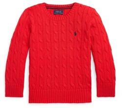 Ralph Lauren gyerek pamut pulóver piros, 322702674043 - piros 117-123