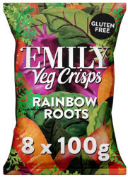 Emily / Veg Crips / Színes szeletelt gyökérzöldségek gluténmentes 100 g (97365)