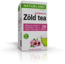 Naturland zöld tea echinaceával filteres 20x2g 40 g (94123)