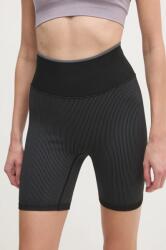 Calvin Klein Performance edzős rövidnadrág fekete, sima, magas derekú, 00GWS4L735 - fekete S