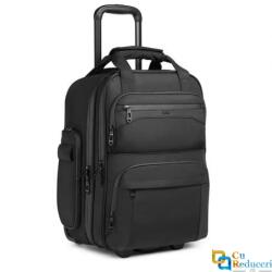 OZUKO Troler cabina avion, OZUKO, material oxford impermeabil, maner telescopic, 39L, 2 roti, structura multi divizata, 46x33x24 cm, negru (OZ52705270)