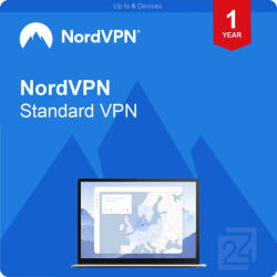 NordVPN Nord VPN 6 készülék 1 évre licenszkulcs (nvpns61)