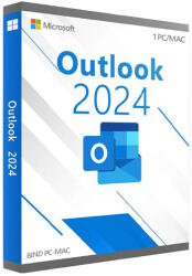 Microsoft Outlook 2024 - Microsoft fiókos - softwaredigital