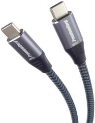 PremiumCord Kábel USB 3.2 Gen 1, C - C, M/M, 2m, szürke (KU31CT2)