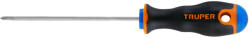 Truper DP-1/8X4B PH0 Csavarhúzó ComfortGrip markolattal, mágneses (14055) (T14055)