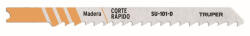 TRUPER SU-101-D Dekopír fűrészlap, U befogás, fához, 100 mm / 6 TPI (18136) BF25 (T18136)