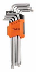 Truper TORX-7L Torx hosszú L-kulcs készlet, 7 darabos, T10 - T40 (15553) (T15553)