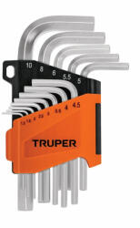 Truper ALL-13M Imbuszkulcs készlet, 13 darabos, 1, 3 - 10 mm (15542) (T15542)