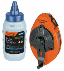 TRUPER EXPERT TL-100X Kicsapózsinór fém házban, krétaporral, kék, 30 m / 113 g (18579) (T18579)