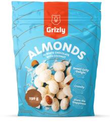 GRIZLY Migdale în ciocolată albă cu nucă de cocos 250 g (Gmbčk250)