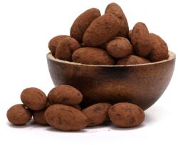 GRIZLY Migdale în ciocolată neagră cu cacao 250 g