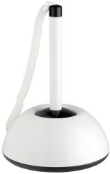 ICO Ügyféltoll, 0, 8 mm, fehér-fekete tolltest, ICO Lux kék (57532) - irodasziget