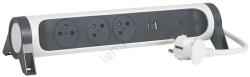 Legrand 3 Plug + 2 USB 1,5 m (049416)