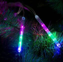 Meteor jégcsap - 60 LED - 11, 5 cm - Multicolor - 3 x AA (glo-58038B)