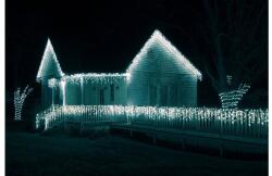 DekorTrend Kültéri KONTAKT LED jégcsapfüzér 197 db HIDEG FEHÉR LED-del 6 x 0, 4 m (KDK 020)