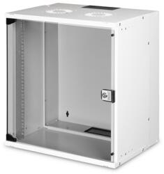 ASSMANN SOHO PRO 19" 12U 595x540x400mm üvegajtós szürke fali rack szekrény (DN-49206) - bestbyte