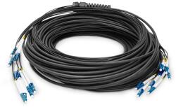 ASSMANN DK-2A33CU100BK-BBB 12 szálas 12x LC/UPC 9/125 monomódusú OS2 Dca kültéri/beltéri előszerelt optikai kábel 100m (DK-2A33CU100BK-BBB) - bestbyte