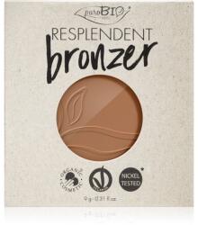 puroBIO Cosmetics Resplendent autobronzant rezervă culoare 01 Pale Brown 9 g