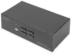 ASSMANN DS-12882 UHD 4K 60Hz 4 port Dual Display Displayport KVM Switch (DS-12882) - bestbyte