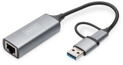 ASSMANN DN-3028 USB type A 3.0 Type-C 3.1 2.5 Gigabit Ethernet adapter (DN-3028) - bestbyte
