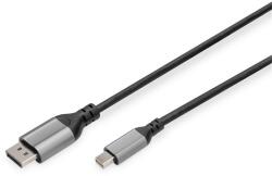 ASSMANN UHD 3D 8K 60 Hz 1.4 DisplayPort - mini DisplayPort kábel 2m (DB-340106-020-S) - bestbyte