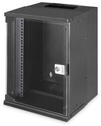 ASSMANN SOHO PRO 10" 9U 254x315x300mm üvegajtós fekete fali rack szekrény (DN-49103) - bestbyte