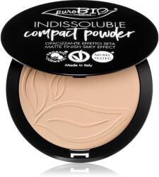 puroBIO Cosmetics Indissouble kompakt púder matt hatással árnyalat 02 9 g