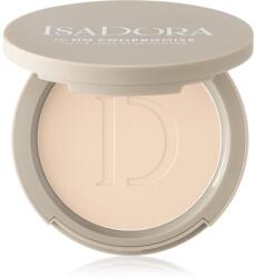 IsaDora The No Compromise Matte Longwear Powder kompakt púder matt hatásért árnyalat 60 Neutral Porcelain 8 g