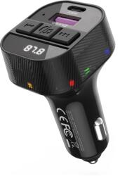 XO transmitter FM BCC17 Bluetooth MP3 autós töltő 30W fekete