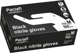 Paclan Expert Fekete Nitril kesztyű 100db - M 90/70my