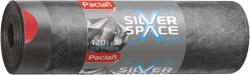 Paclan Silver Space zárószalagos szemeteszsák 120l (*8zsák) 70cm*110cm