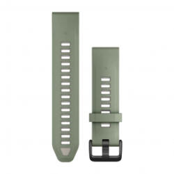 Garmin QuickFit 20 szilikon óraszíj zöld-ködszürke (010-13391-02) (010-13391-02)