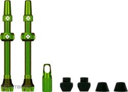 Muc-Off Tubeless Presta Valve KIT V2 szelep belső nélküli gumihoz, szingó, zöld, 2 db (60 mm)