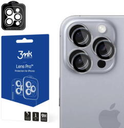 3mk Protection Folie de protectie Camera spate 3MK Lens Pro pentru Apple iPhone 16 Pro Max / 16 Pro, Sticla Securizata (fol/ca/3mk/le/ai1/st/ne) - vexio