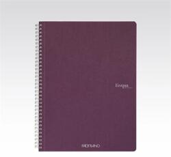 Fedrigoni Ecoqua A4 70lapos lila vonalas spirálfüzet (19290212) (19290212)