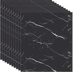 S Depot S DEPOT® 20 darabos tapéta szett, 2 mm vastagságú, 60x60 cm méretű, sötétszürke márványhatású minta (14981)