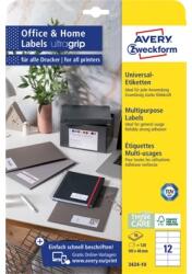 AVERY 3424-10 105x48mm 120db-os univerzális etikett, fehér (556905)