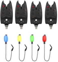  4 db figyelmeztető lámpa + 4 db lánclengő készlet, FishEdge SMX (SET-4X-SNZ-02+4X-SGBA)