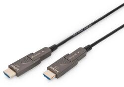 ASSMANN UHD 4K 120Hz aranyozott 2.0b kivehető csatlakozóval AOC optikai HDMI kábel 10m (AK-330127-100-S) - officedepot