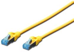 ASSMANN Cat. 5e SF/UTP PVC 5m sárga patch kábel (DK-1531-050/Y) - officedepot