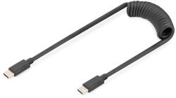 ASSMANN High Speed 2.0 USB type-C Spirálkábel 1m (AK-300431-006-S) - officedepot