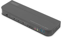 ASSMANN DS-12890 Full HD 4K 60Hz 4 port HDMI/Displayport KVM Switch (DS-12890) - officedepot